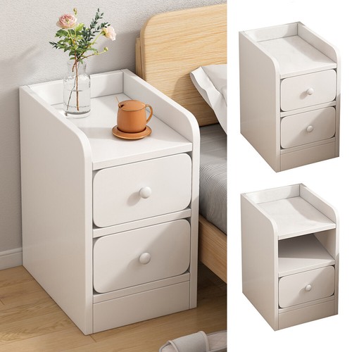 Bedside table white drawer - table,