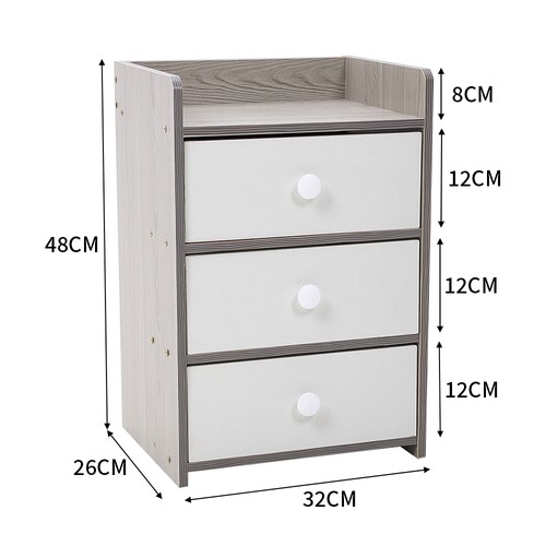 Small white wooden - small, bedside