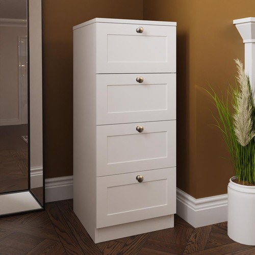 Matt white chest drawers - matt,