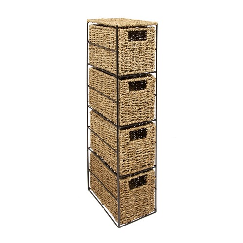 Drawer seagrass white - drawer, seagrass/white