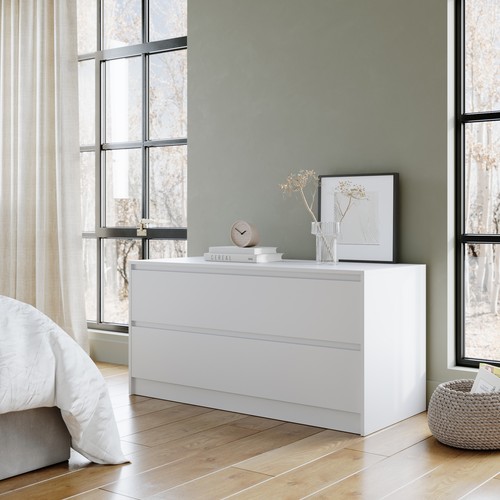 120cm wide drawer bedside - 4-drawer,