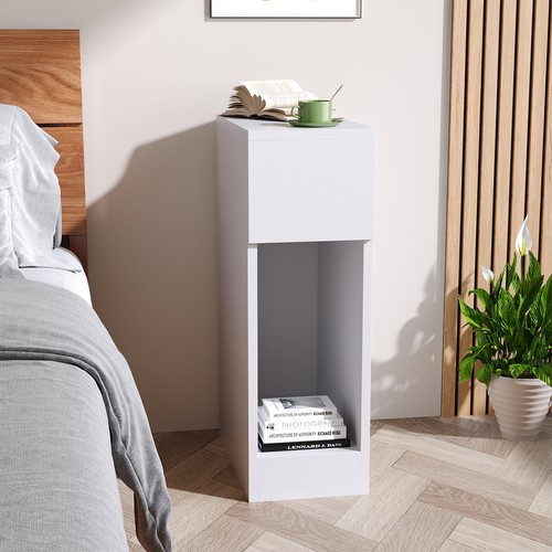Small slim bedside table sofa - small,