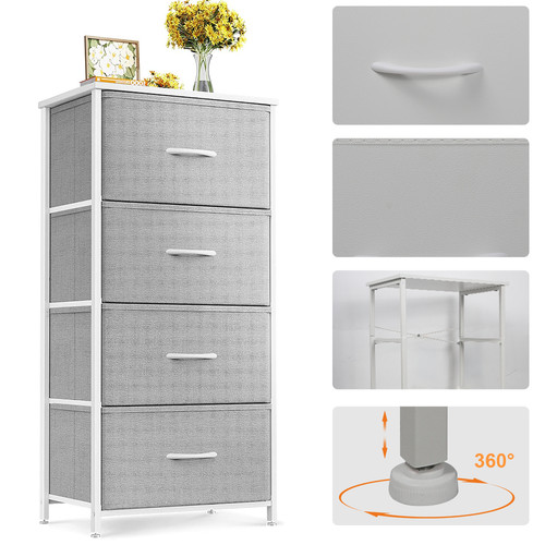Drawer fabric chest of - fabric,