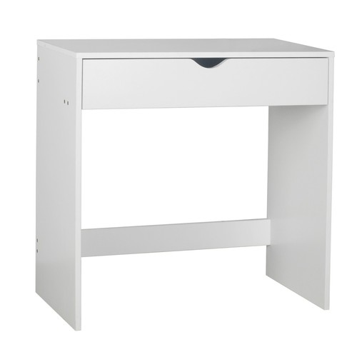 White wooden dressing table - wooden,