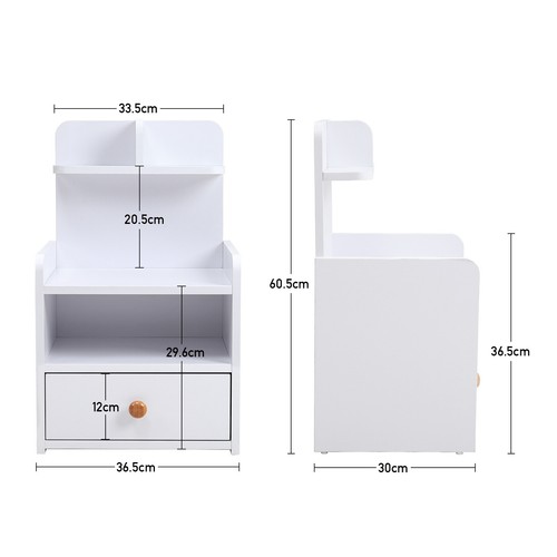 Narrow bedside table - bedside, cabinet