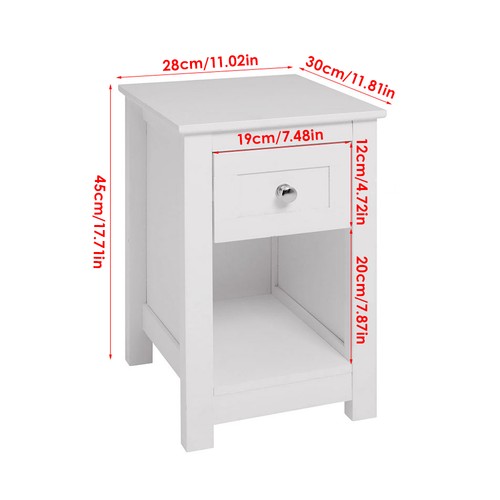 Narrow bedside drawer cabinet - narrow,