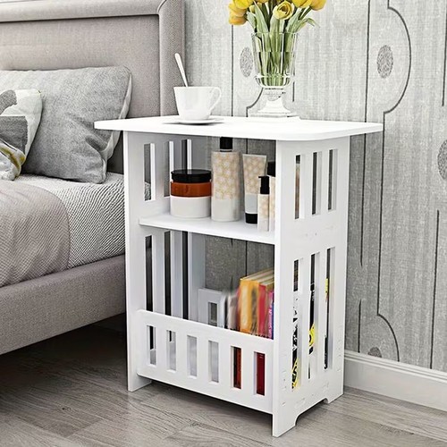 Bedside table white - bedside, drawer