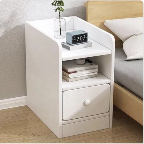 White bedside table - table, small